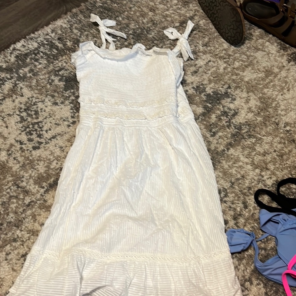 white dress